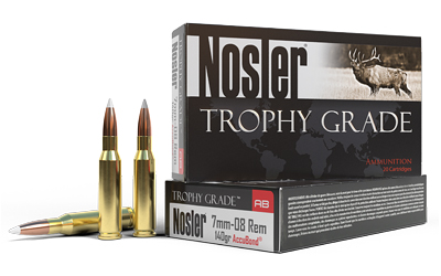 NOSLER TROPHY 7MM-08 140GR ACCUBOND TIP 20RD 10BX/CS - for sale