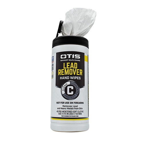 OTIS LEAD REMOVER HAND WIPES CANISTER 40 COUNT - for sale