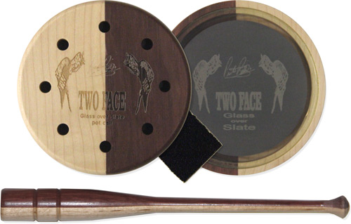 PITTMAN GAME CALLS TWO FACE GLASS POT TURKEY CALL - for sale