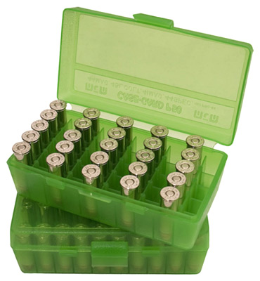 mtm case-gard - Ammo Box - P50 XLG HNDGN AMMO BOX 50RD - GREEN for sale