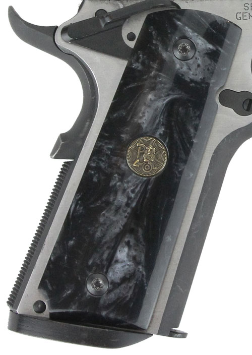 PACHMAYR GRIPS 1911 FULL SIZE BLACK PEARL SMOOTH - for sale