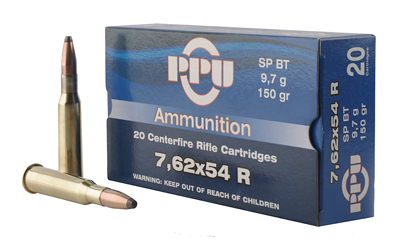 PPU 7.62X54R 150GR JSP 20RD 10BX/CS - for sale