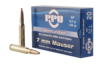 PPU 7X57MM MAUSER 139GR JSP 20RD 10BX/CS - for sale