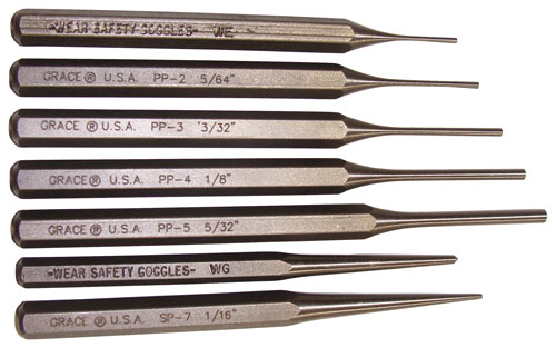 GRACE USA PUNCH SET PUNCH SET OF 7 STEEL - for sale