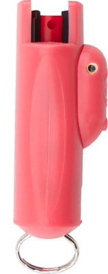 GUARD DOG ACCUFIRE PEPPER SPRY W/ LASER SIGHT & KEYCHAIN PINK - for sale