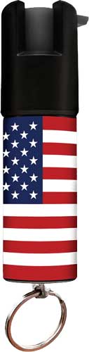 GUARD DOG KEYCHAING POCKEET PEPPER SPRAY 1/2 OUNCE US FLAG - for sale