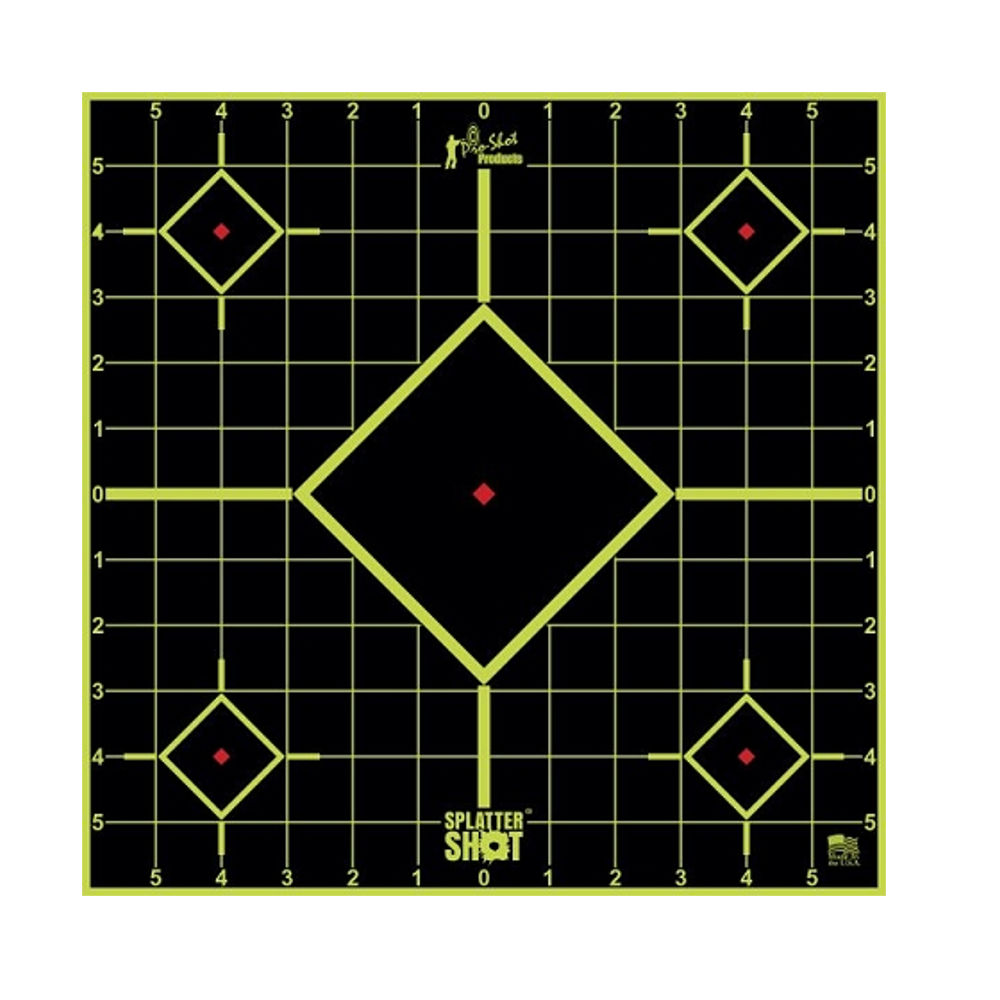 pro-shot - SplatterShot - 12IN GREEN SIGHT IN TARGET 5 PK BAG for sale