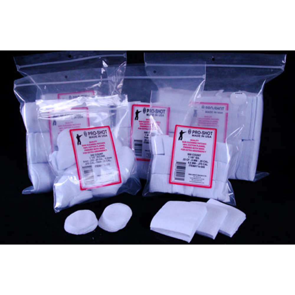 pro-shot - Cleaning Patches - CLEANING PATCHES 3IN SQ 250CT for sale