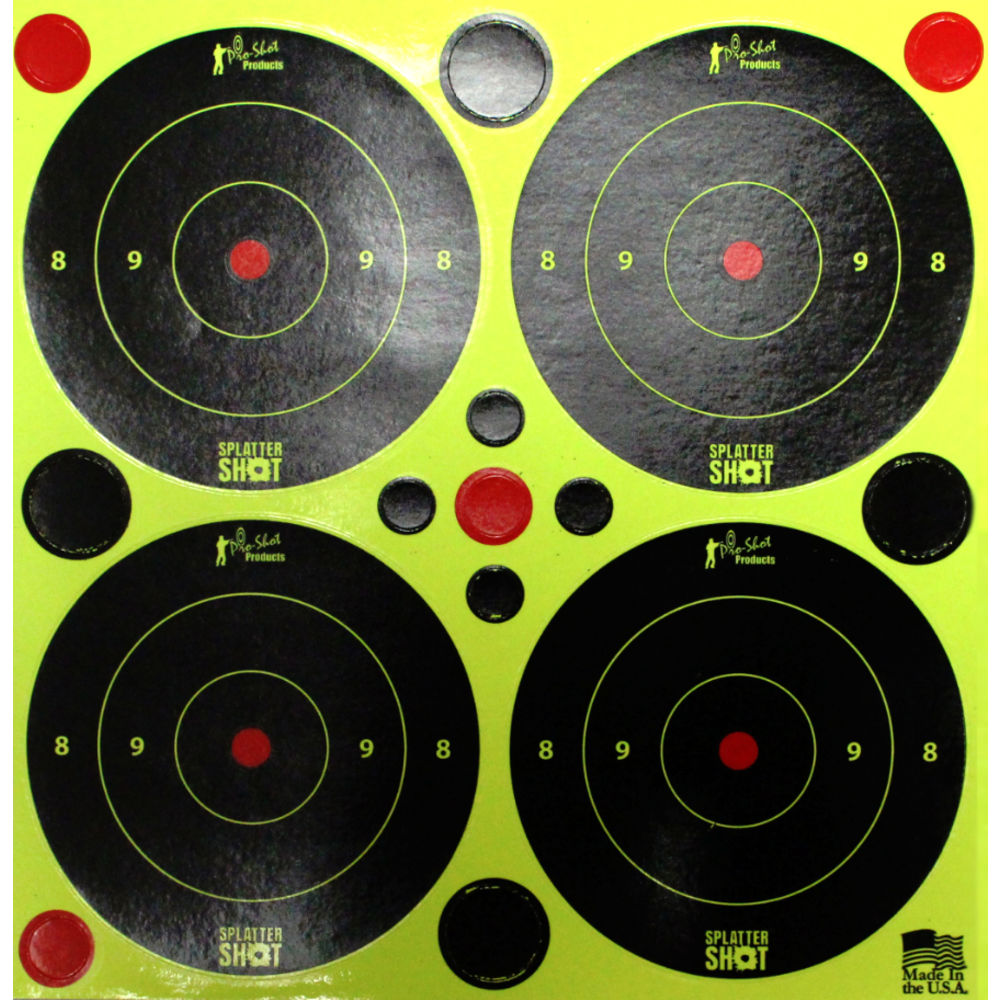PRO-SHOT 3" GREEN BULLSEYE 48 PK - for sale