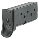 RUGER MAGAZINE LCP 380ACP 6RD W/FINGER EXT. STEEL - for sale