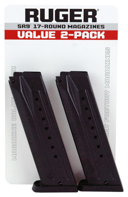 Ruger - SR9C - 9mm Luger - SR9 17RD MAG VALUE 2PACK for sale