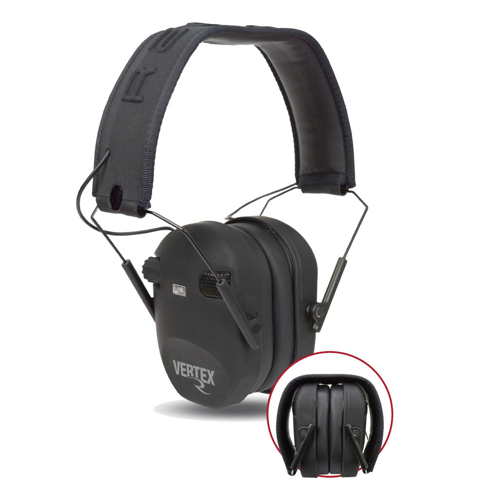 radians - Vertex - VERTEX SLIM DUAL MIC ELEC MUFF NRR22 BLK for sale