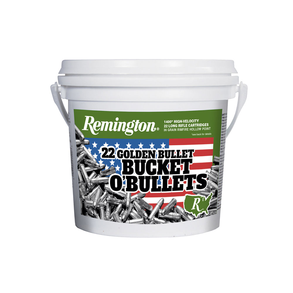 Remington - High Velocity - .22LR - AMMO 22LR 36GR HP 1400RD BUCKET for sale