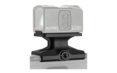 reptilla,llc - Dot Mount - Black Hardcoat Anodized