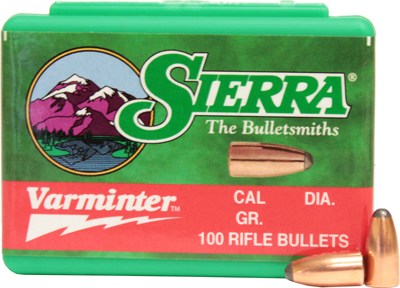 SIERRA BULLETS .22 CAL .224 50GR SP BLITZ 100CT - for sale