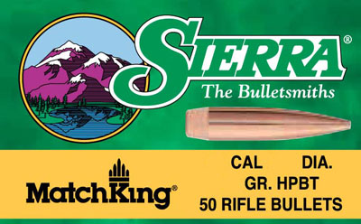 sierra bullets - MatchKing - 6.5mm - BULLETS MATCHKING 6.5MM 123GR HPBT 100BX for sale