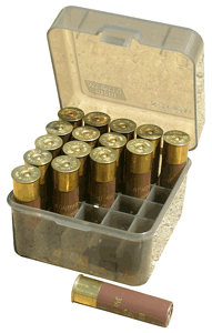 MTM AMMO BOX SHOTSHELL 12/10GA 3.5" SHELLS 25-ROUNDS CLR SMKE - for sale