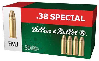 S&B 38 SPECIAL 158GR FMJ RN 50RD 20BX/CS - for sale