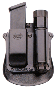 FOBUS FLASHLIGHT/MAG POUCH PADDLE STYLE DOUBLE STACK MAG - for sale