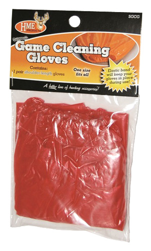 HME FIELD DRESSING GLOVES DISPOSABLE SHOULDER LENGTH 1PR - for sale