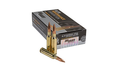 SIG 6.5CM 140GR OPEN TIP MATCH 20RD 10BX/CASE - for sale