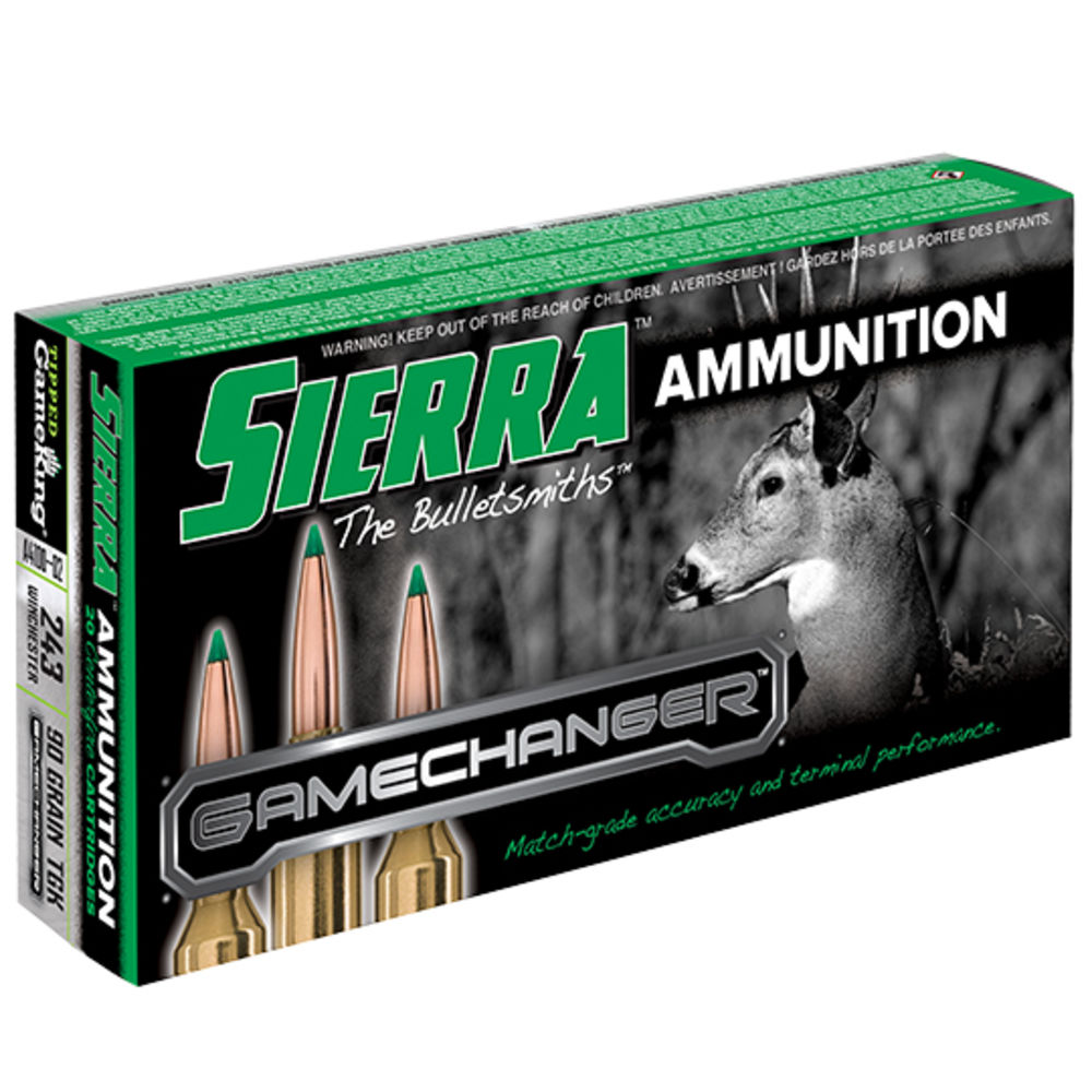 SIERRA 243 WIN 90GR TGK GAMECHANGER 20RD 10BX/CS - for sale