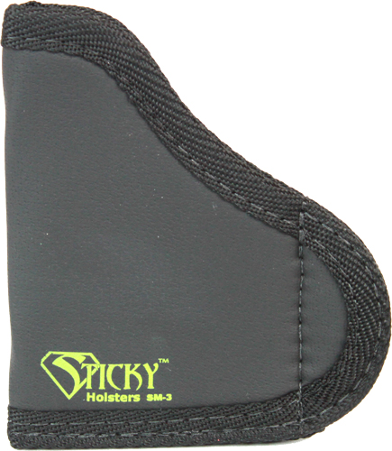 STICKY HOLSTERS SMALL HANDGUNS W/LASER UP TO 2.75" BARREL BLK - for sale