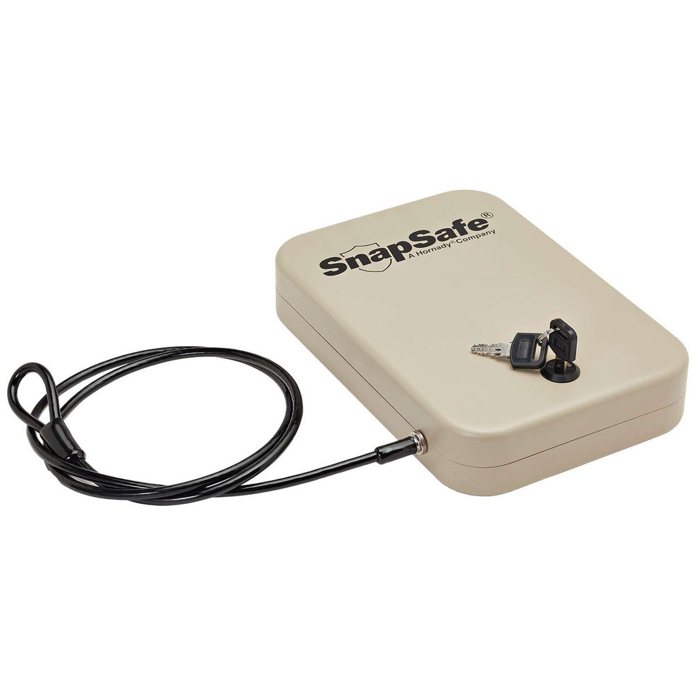 snap safe - SnapSafe - SNAPSAFE LOCK BOX WITH KEY LOCK LG FDE for sale