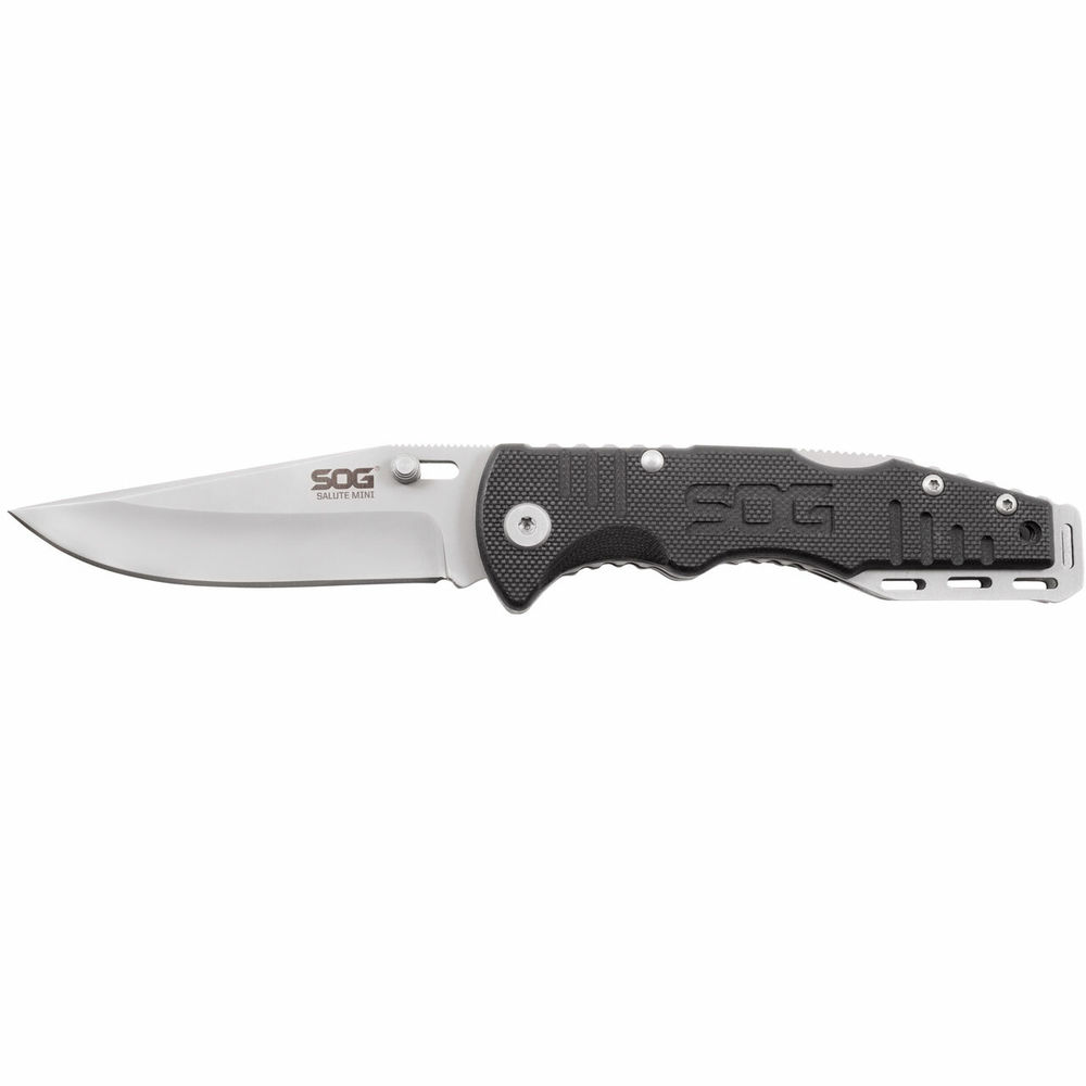 sog knives - Salute - SALUTE MINI- BEAD BLAST G10 FOLDING KNF for sale