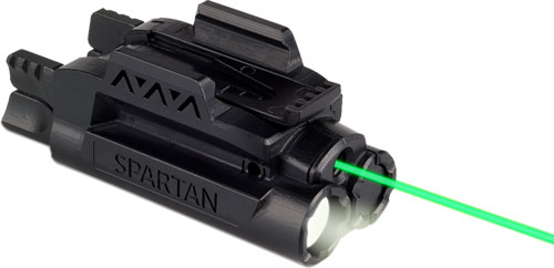 LASERMAX LASER/LIGHT RAIL MOUNT SPARTAN GREEN/WHITE LED - for sale