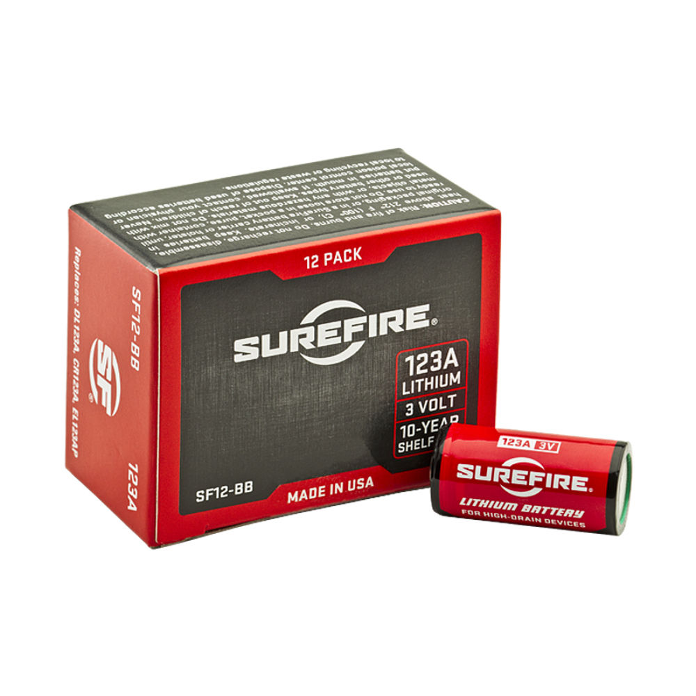 SUREFIRE SF123A BATTERIES 12PK - for sale