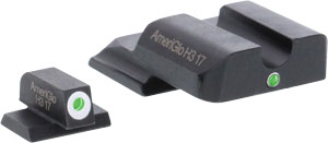 ameriglo - i-Dot Sight Set for Smith & Wesson M&P Shield - I-DOT NIT SIGHT SWMP SHIELD GRN-GRN for sale