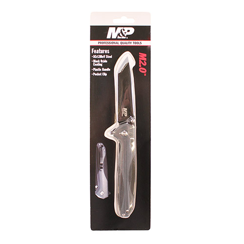 S&W KNIFE M&P M2.0 2-TONE CLIP FOLDER 3.5" TANTO FNGR FLIPPER - for sale