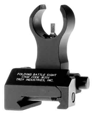 TROY FRONT FOLDING H&K STYLE BATTLE SIGHT BLACK (S... - for sale