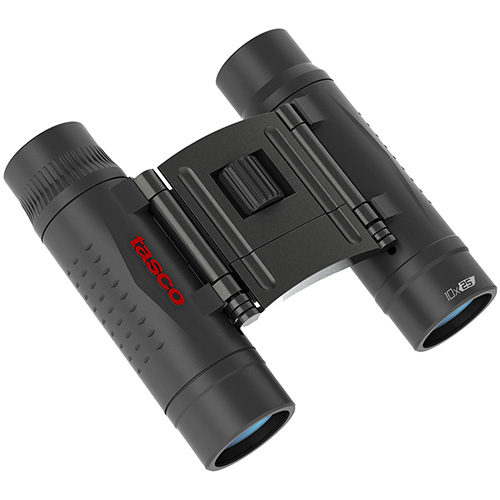 TASCO BINOCULAR ESSENTIALS 10X25 ROOF PRISM BLACK - for sale