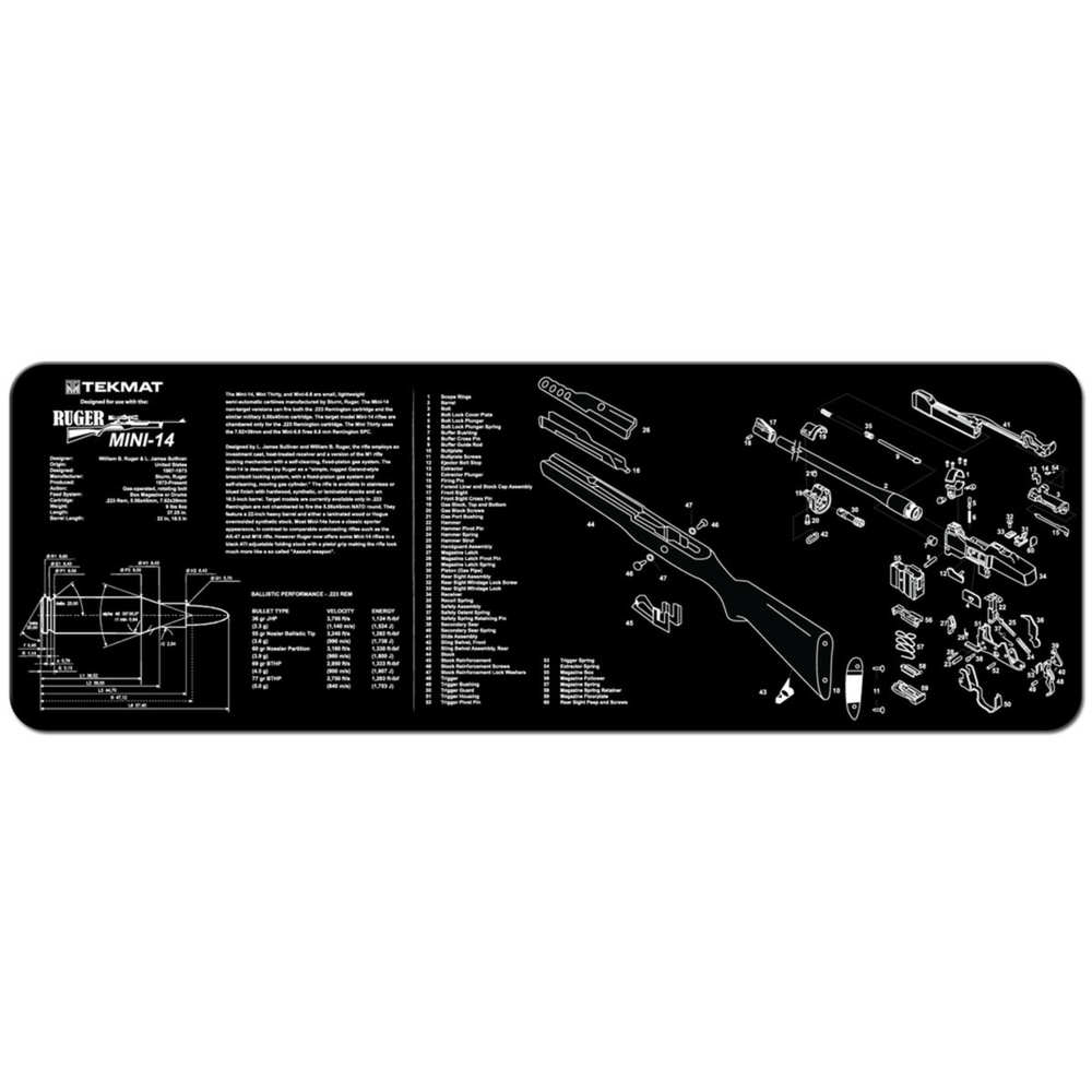 TEKMAT ARMORERS BENCH MAT 12"X36" RUGER MINI-14 - for sale