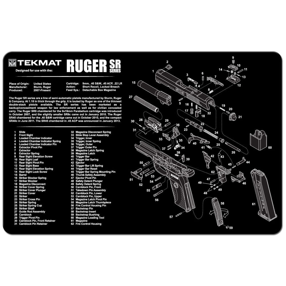 tekmat (gsm) - Ruger SR 9 -  for sale