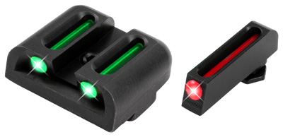 TRUGLO SIGHT SET FIBER OPTIC FOR GLOCK .45/10MM SET - for sale