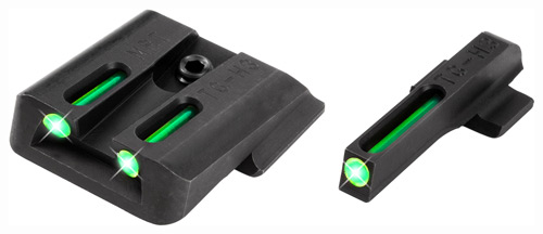 TRUGLO SIGHT SET S&W M&P TRITIUM/FIBER OPTIC GREEN - for sale