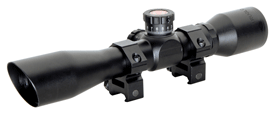 TRUGLO TRU-BRITE 4X32MM SCOPE TACTICAL MIL-DOT W/RINGS BLACK - for sale