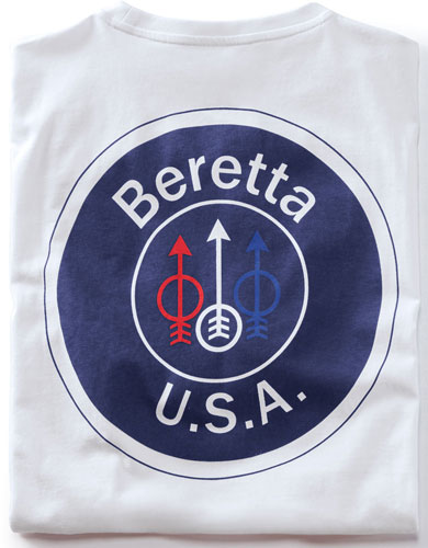 BERETTA T-SHIRT USA LOGO X-LARGE WHITE< - for sale