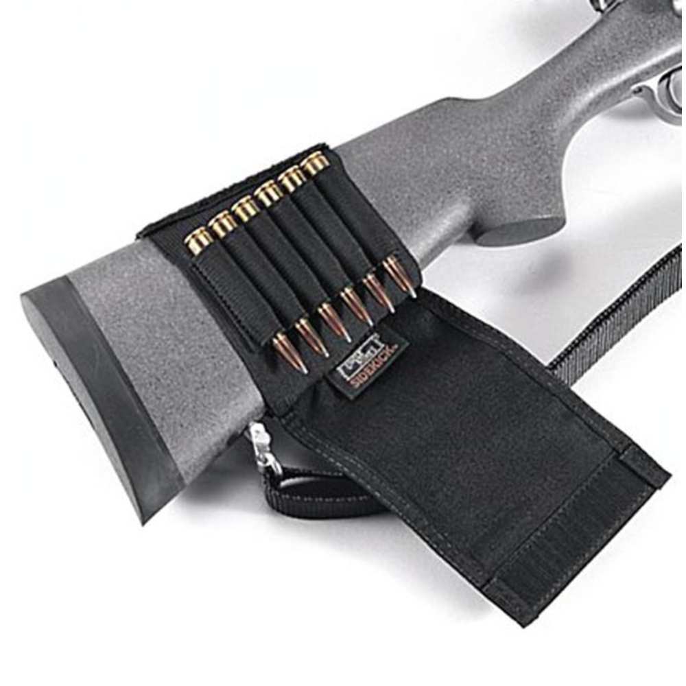 uncle mike's - Buttstock Shell Holder - BLK RIFLE STOCK SHELL HOLDER W/FLAP for sale