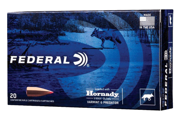 Federal - Varmint & Predator - 6.5mm Creedmoor - HORNADY V-MAX 6.5 CREEDMOOR 95 GR 20/BX for sale