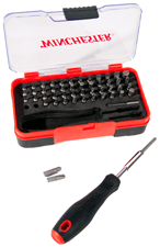 WINCHESTER 51 PIECE GUNSMITH SCREWDRIVER SET WITH HARD CASE - for sale