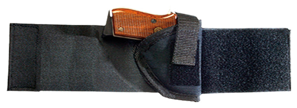 BULLDOG ANKLE HOLSTER RH BLACK MOST REVOLVERS 2"-2 1/2" BBL - for sale