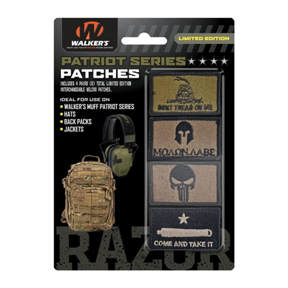 walker's game ear - Patriot Muff - PATRIOT PATCH KIT 4 ASSRT PTC CM GET VER for sale