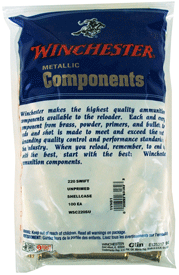 WINCHESTER UNPRIMED CASES 220 SWIFT 100PK 20BX/CS - for sale