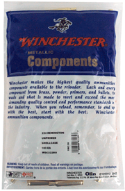 WINCHESTER UNPRIMED CASES 222 REMINGTON 100 PACK 20PK/CS - for sale