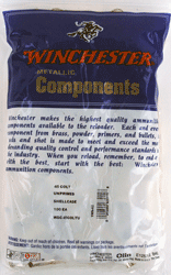 WINCHESTER UNPRIMED CASES 45 COLT 100 PACK 20PK/CS - for sale