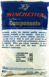 WINCHESTER UNPRIMED CASES 7MM RM 50PK 20BX/CS - for sale